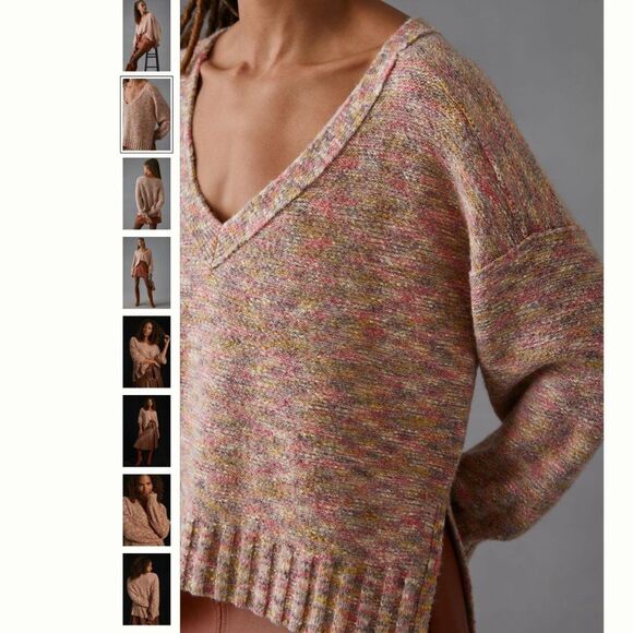 Pilcro Deep-V Sweater - Picture 4 of 4